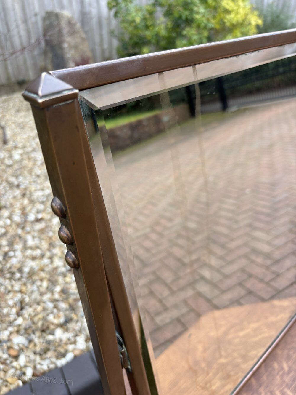 Arts & Crafts Dressing Table Swivel Mirror photo for sale