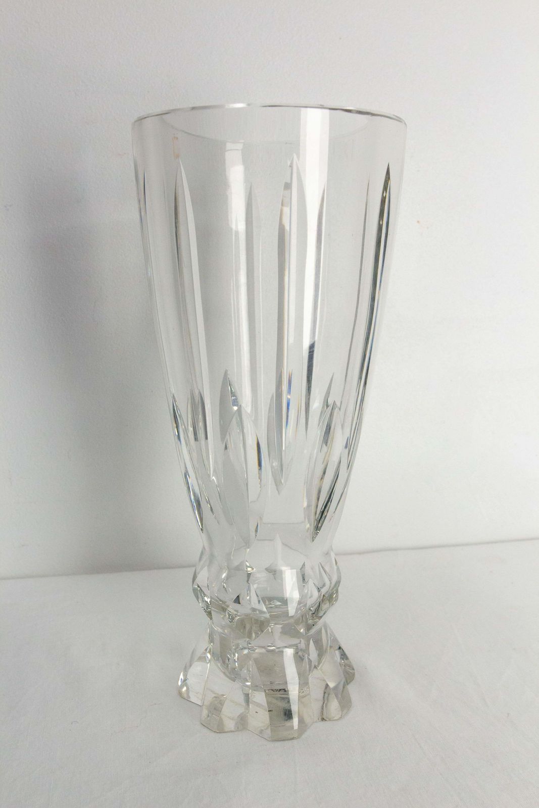 French Cristal Vase Sevres Manufacture Circa 1960 photo 512.0