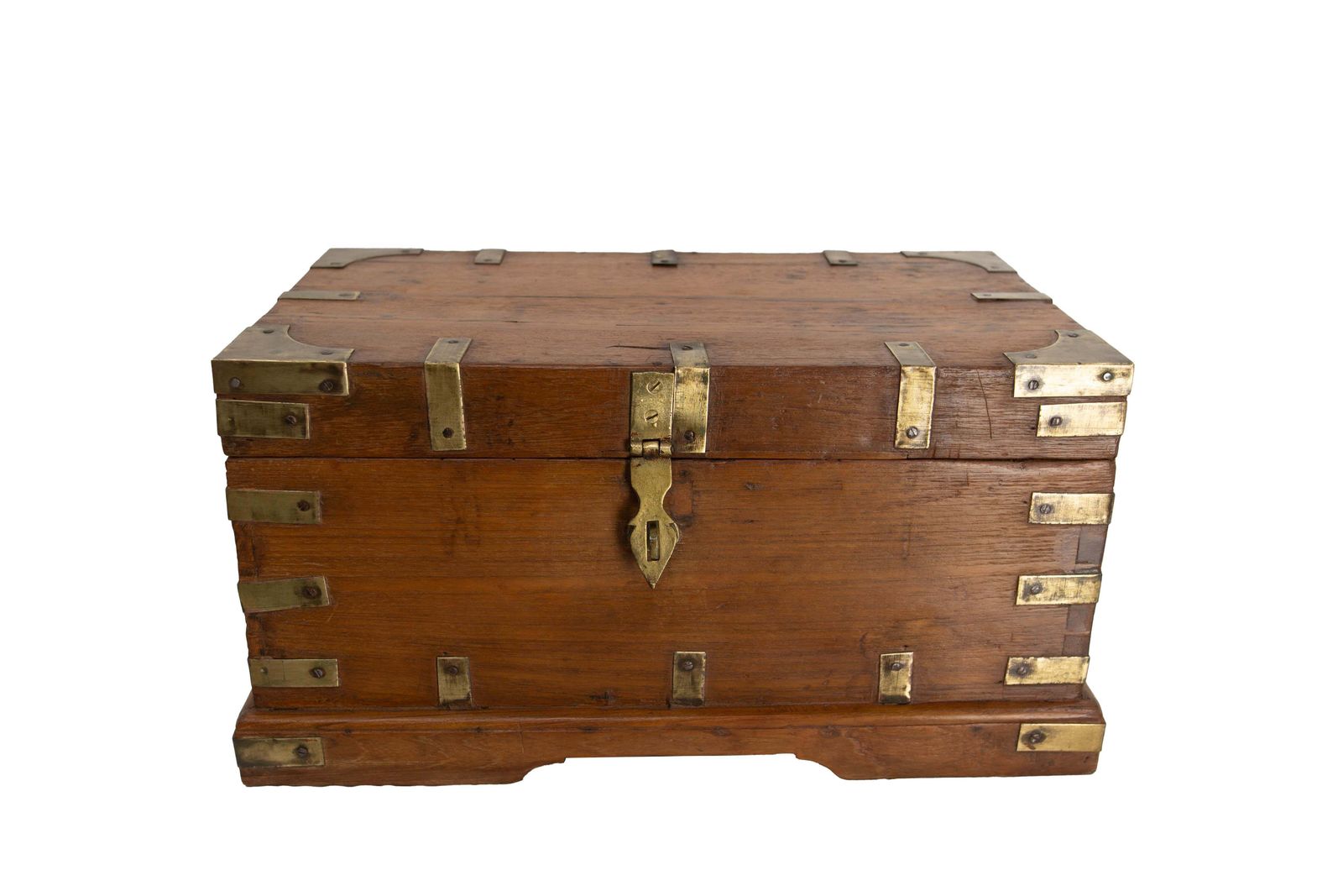 19th Century Little Chest Or Coffer Carved Oak, French photo furniture