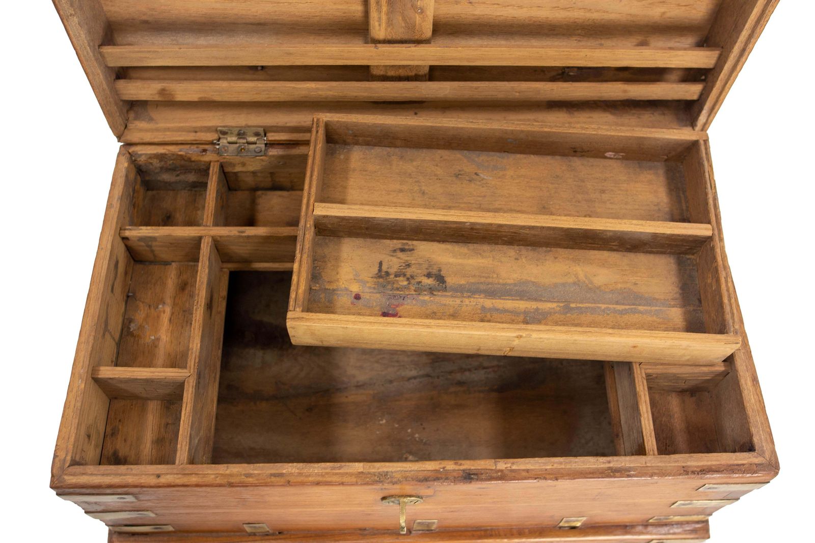 Furniture 19th Century Little Chest Or Coffer Carved Oak, French photo
