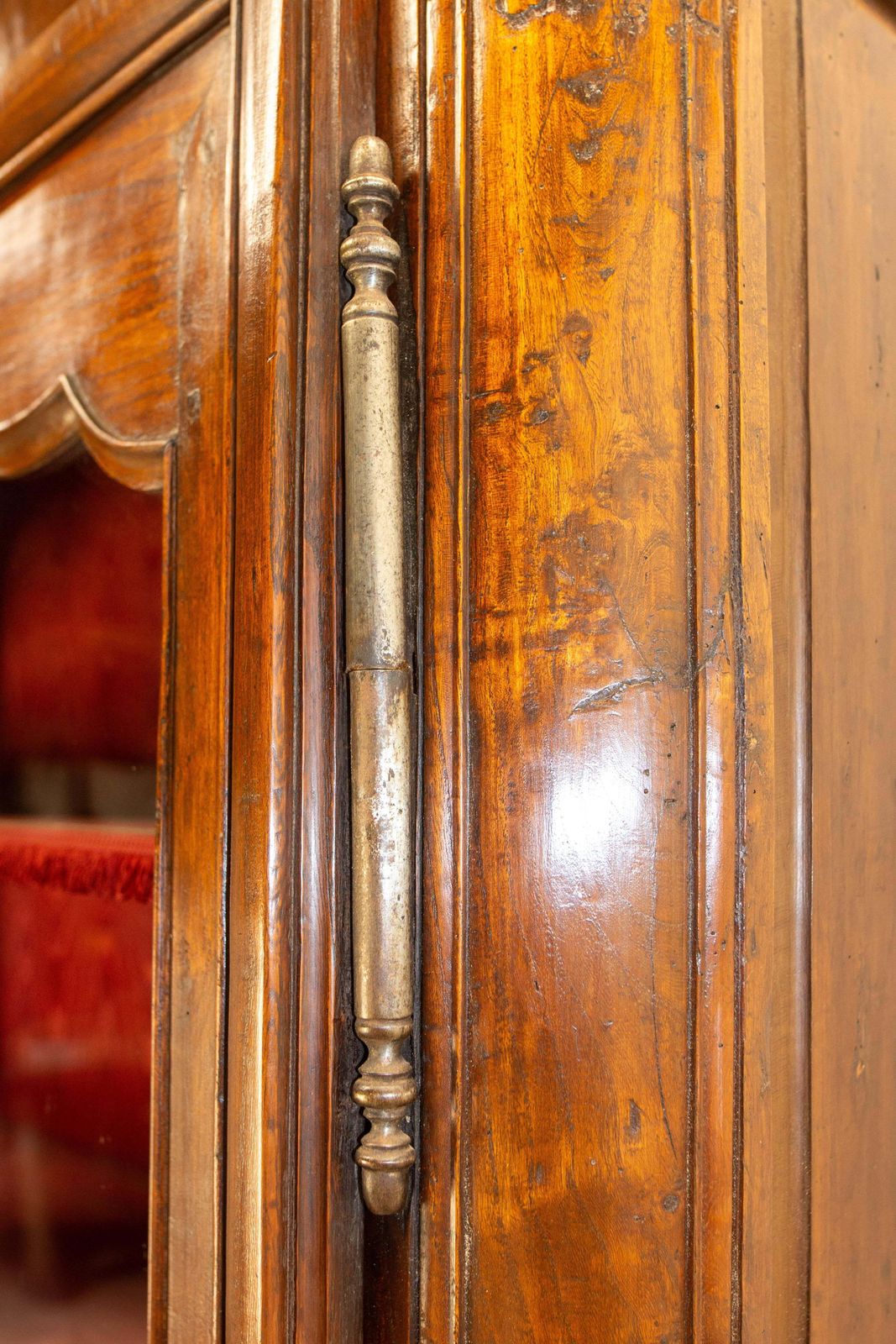 Furniture French Louis 15 Ash Book Case Vitrine Armoire Mid 18th Century photo