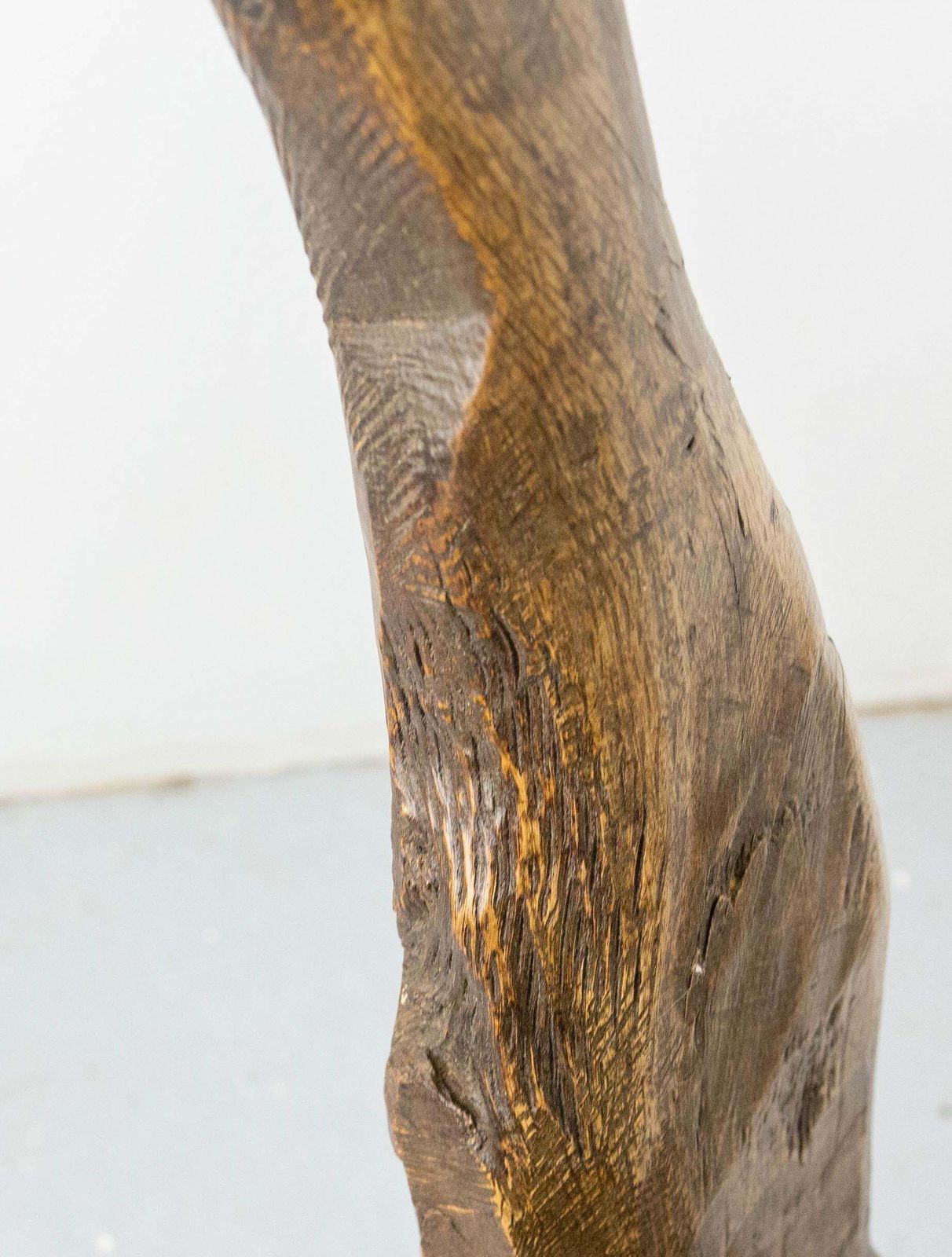 photo for sale French Tripod Chair Three Legs Wood Figurative Bird 19th Century