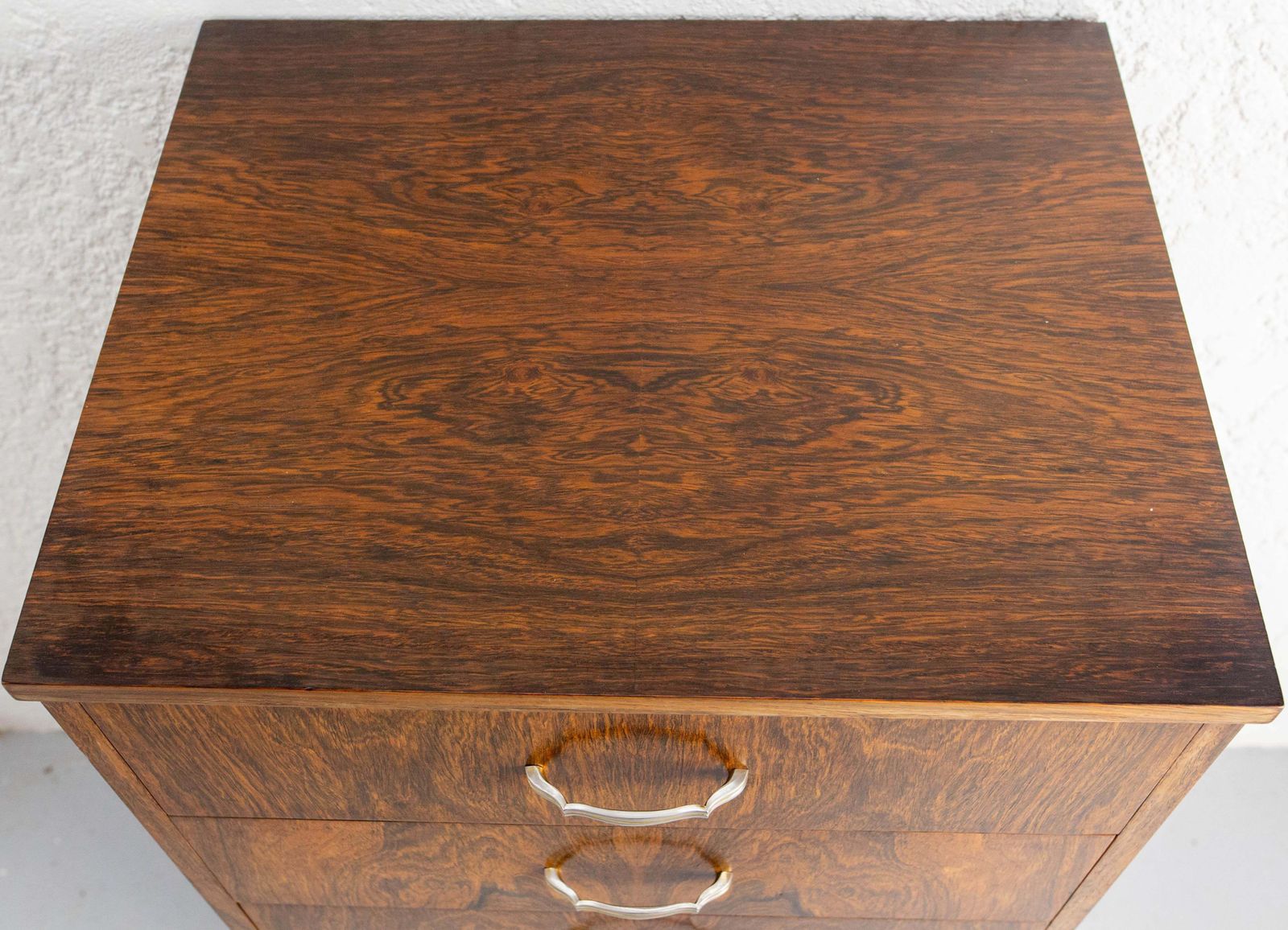 French Commode Chiffonnier Chest Of Drawers Veneered Rosewood, 20th Mid Century photo buy