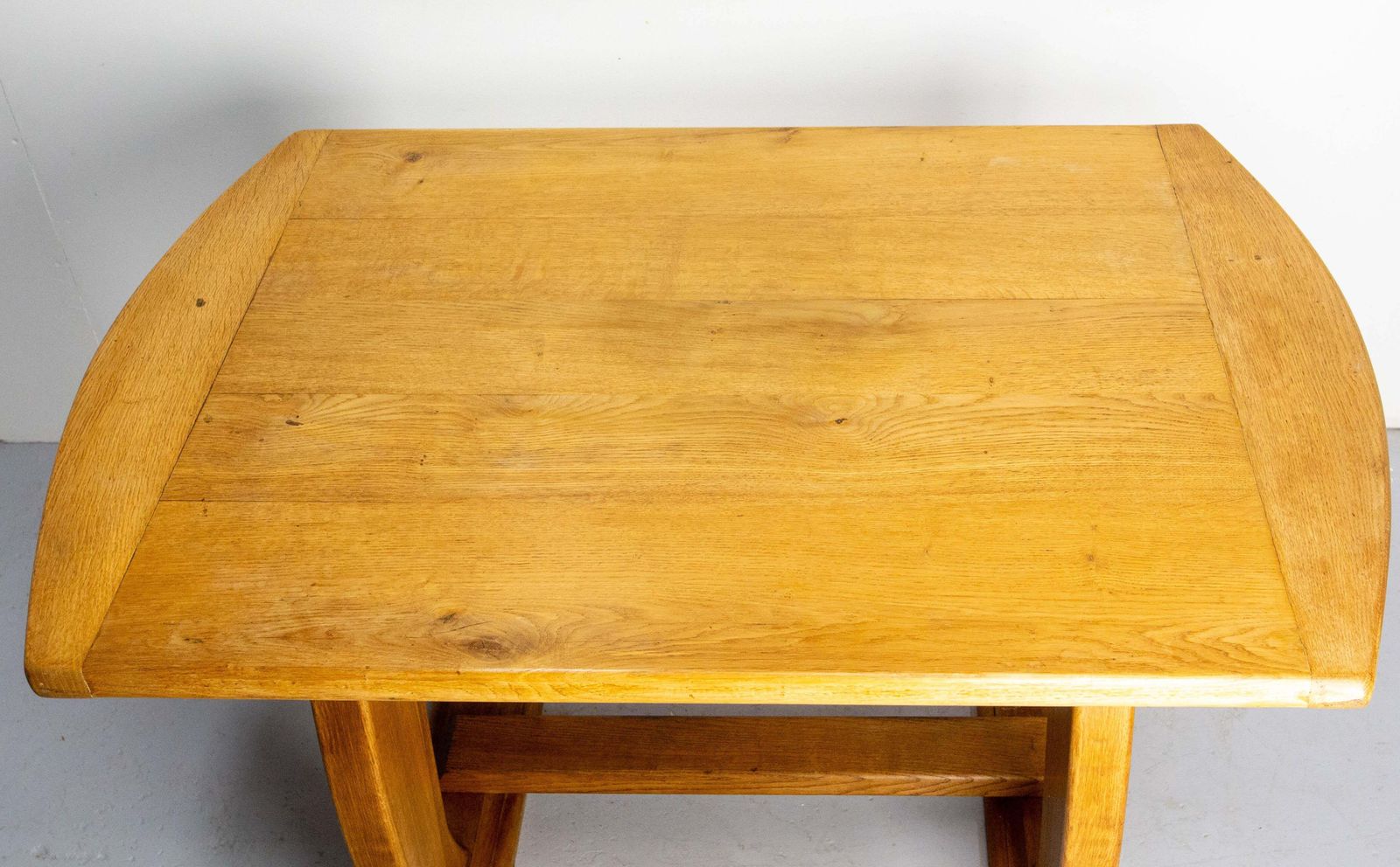 Massive Oak Table Art Nouveau Inspiration, France, Mid 20th Century photo 1150.0