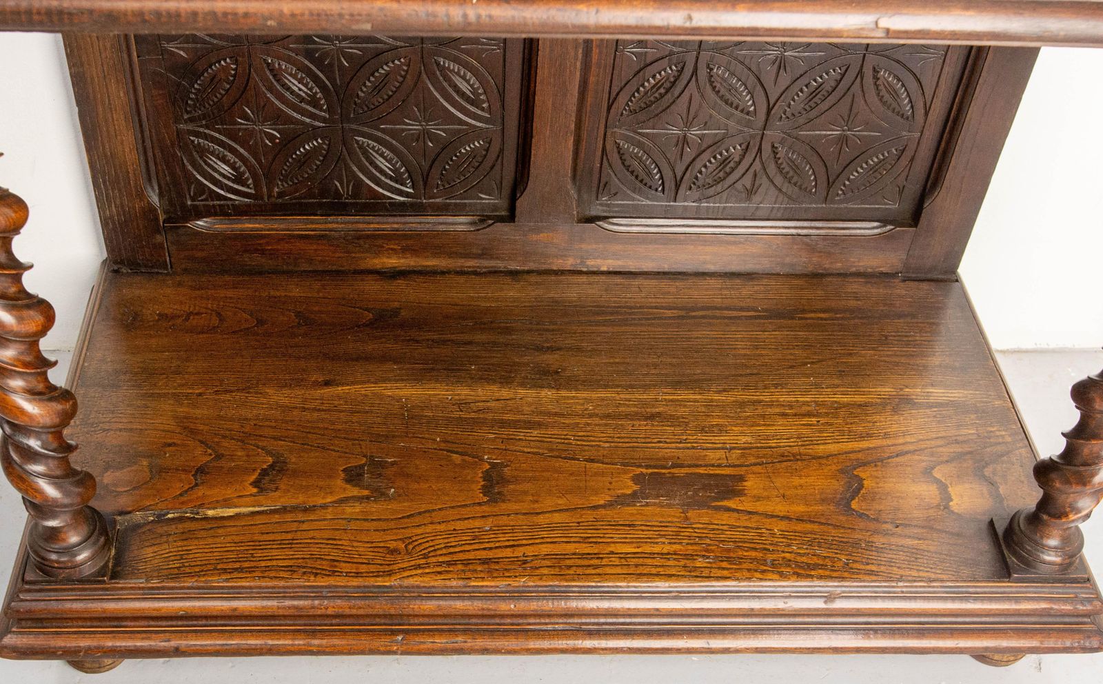 photo buy French Chestnut & Wrought Iron Buffet Neogothic Style Late 19th Century