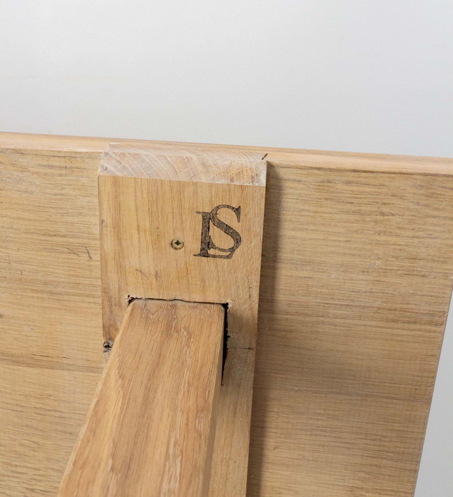 photo buy French Oak Coffee Table Brutalist Style Original Creation By S Lamarre, 2023