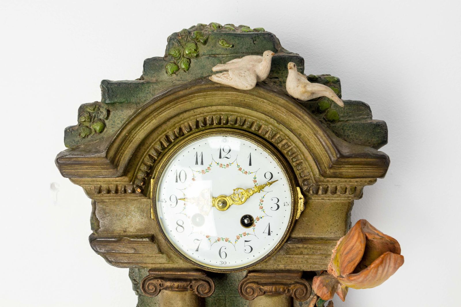 Home Decor Antique French Bronze And Marble Mantel Set Clock Cherub Putti Napoleon III photo