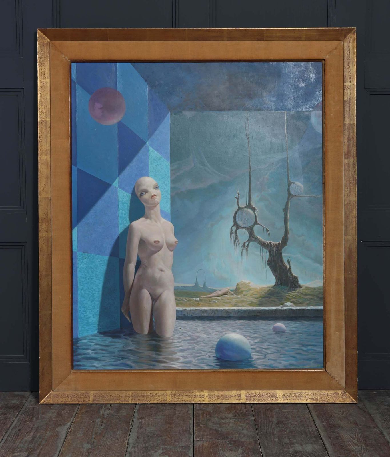 Mid Century Oil On Board By Arthur Maria Rener photo Art