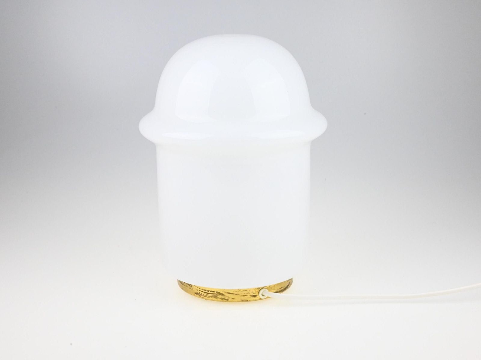 Vintage Glass Lamp, Desk Lamp, Mid Century Lamp, Table Lamp, Bedside Lamp, Mid Century Light, Modern Lamp, Vintage Light, Vintage Lighting photo Lighting