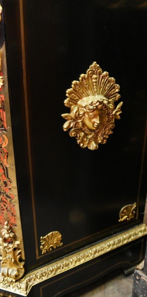 Antique Boulle Cabinet Vitrine Napoleon III 1860 photo buy
