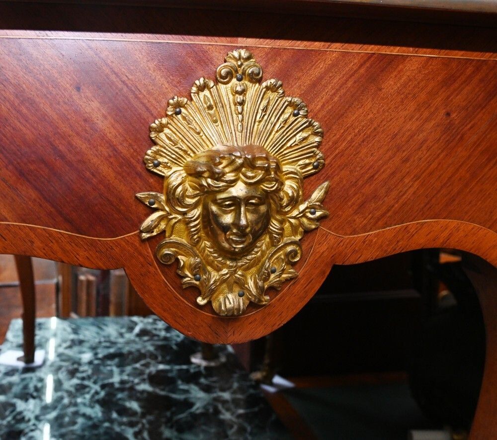 French Empire Roll Top Desk Bureau De Roi 1860 photo furniture
