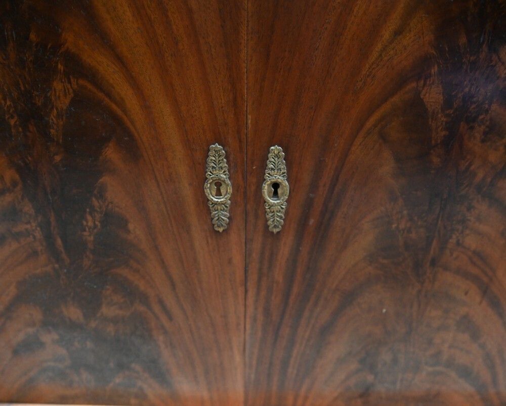 photo furniture French Empire Cabinet Buffet Server Mahogany 1880