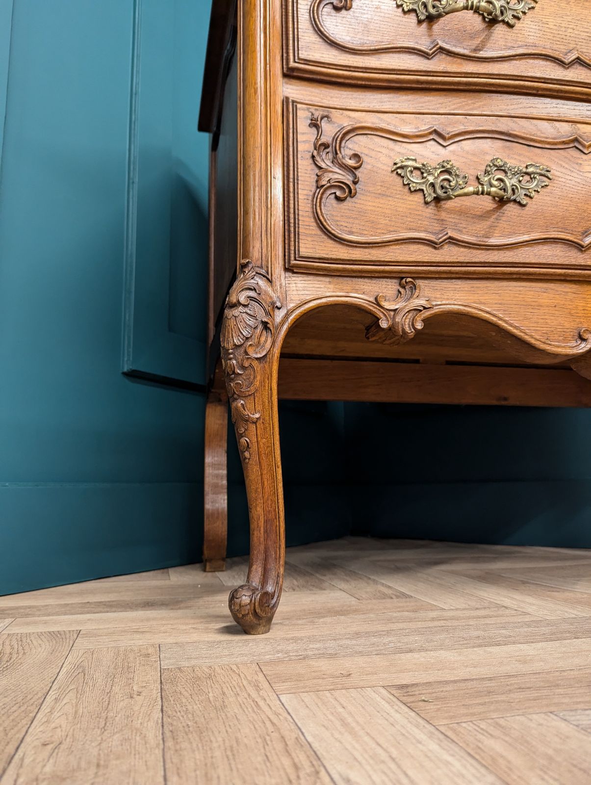 Antique Serpentine Bow Fronted Chest Of Drawers photo buy