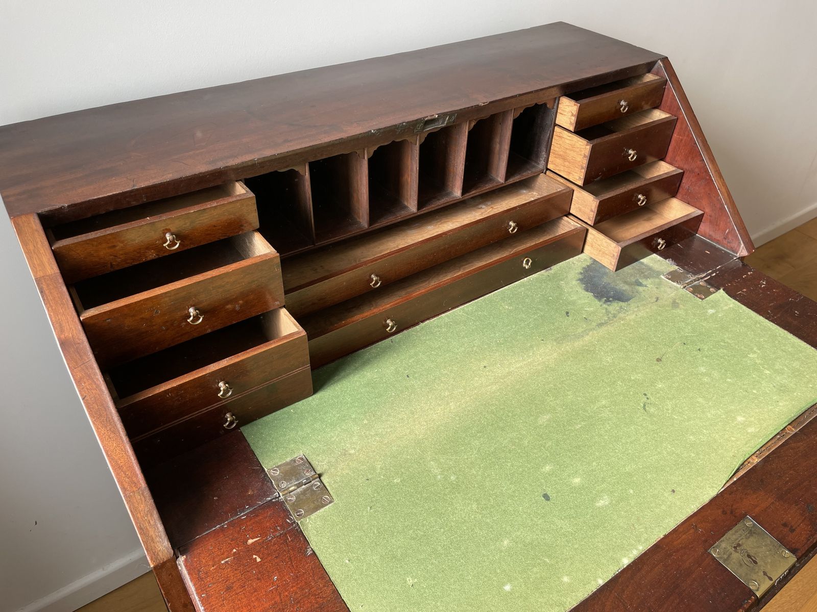 Early 19th Century Mahogany Bureau Writing Desk photo Furniture