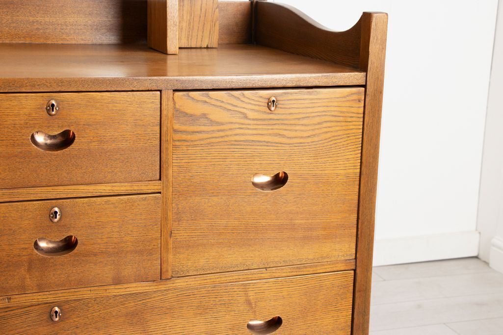 Arts & Crafts Oak Dressing Chest By George Walton photo vinterior