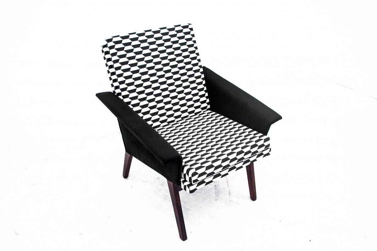 Pair Of Retro Armchairs, Czechoslovakia, 1960s photo Furniture