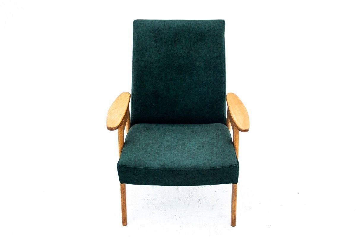 Two Vintage Green Armchairs By Jaroslav šmídek For Jitona, Czechoslovakia, 1960s photo vinterior