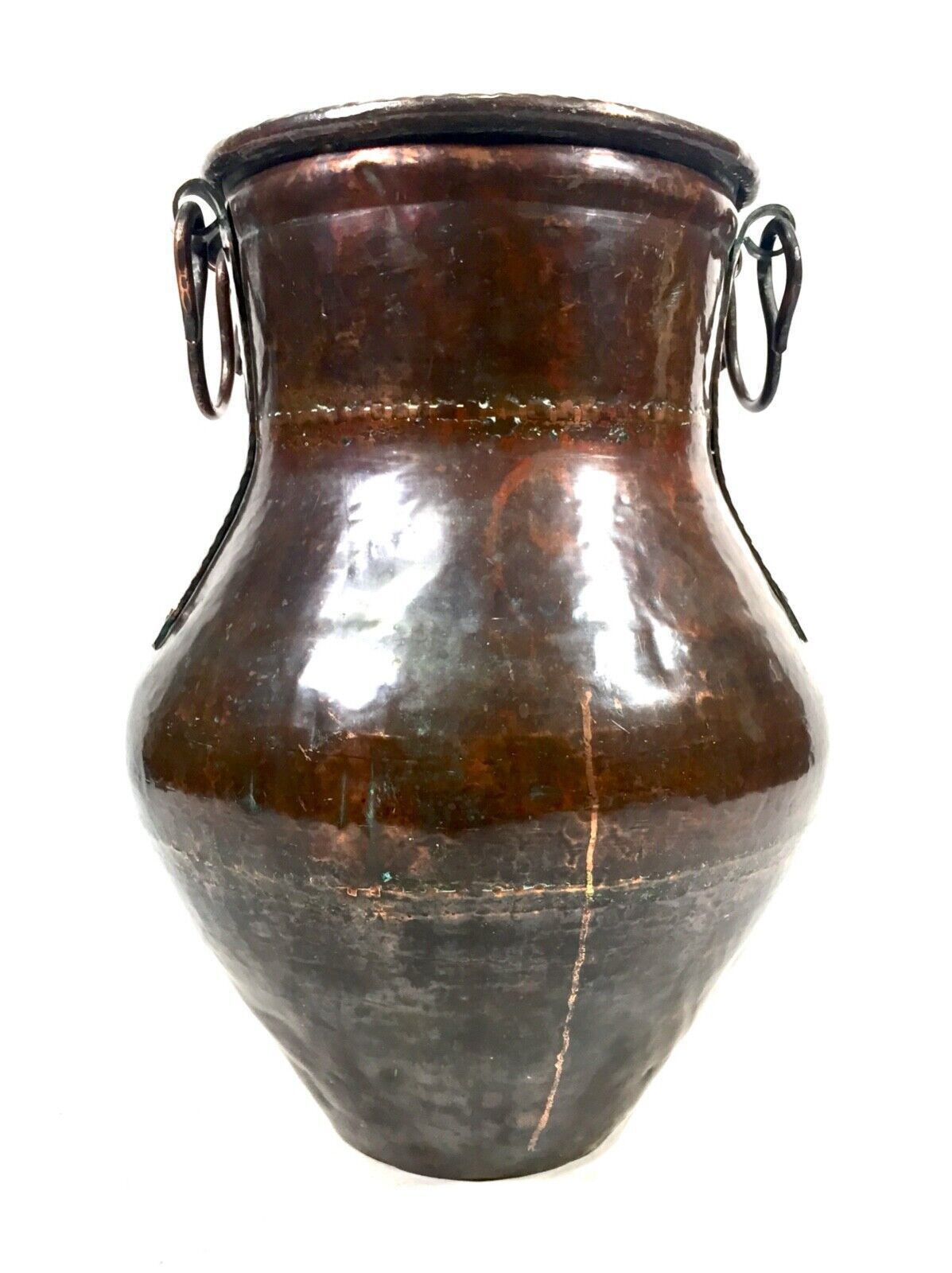 Antique Art Nouveau Very Large Copper Urn / Jug / Vase C.1900 / Arts & Crafts