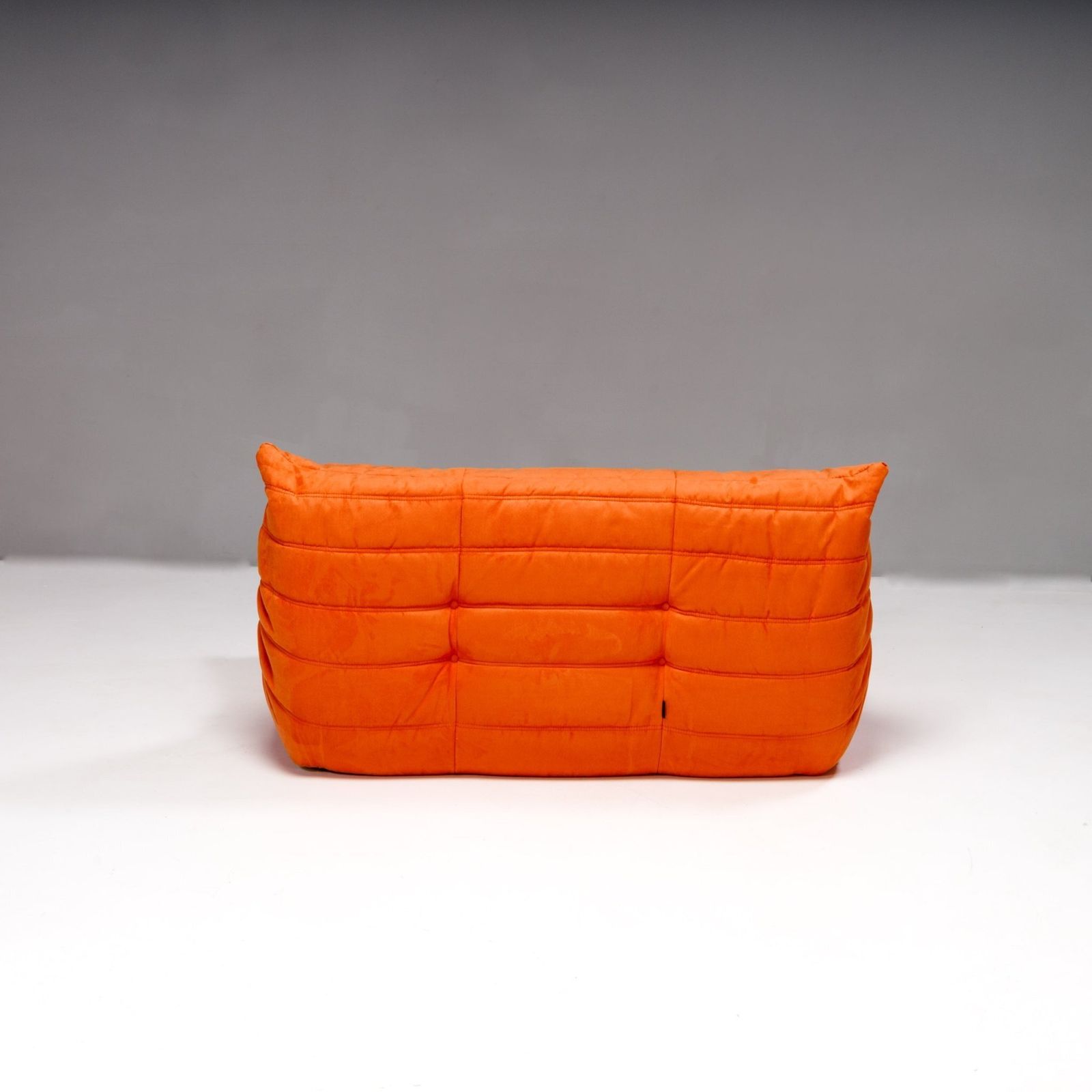 photo vinterior Ligne Roset By Michel Ducaroy Togo Orange Modular Sofa, Set Of Five