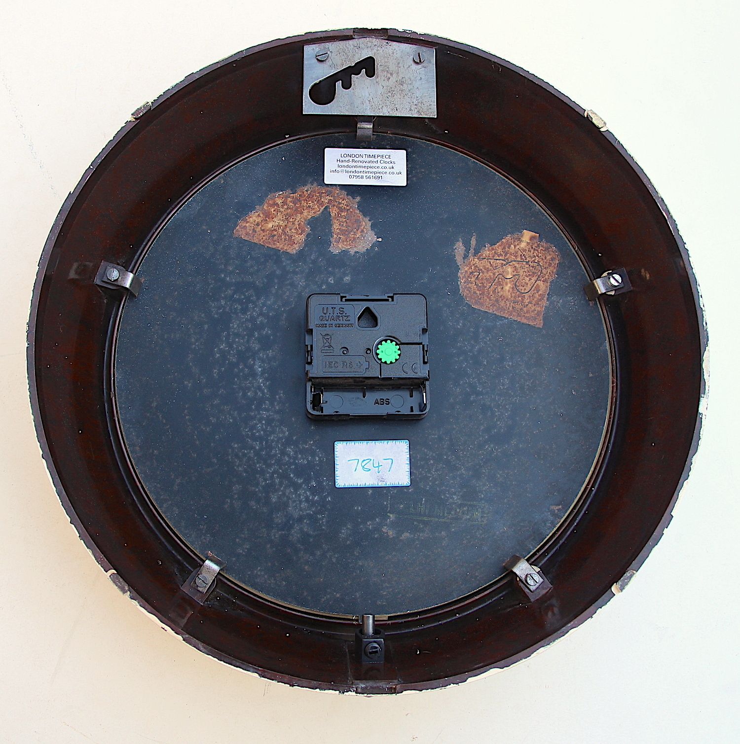 1950s British Bakelite Vintage School / Commercial Wall Clock. Fully Guaranteed photo 215.0