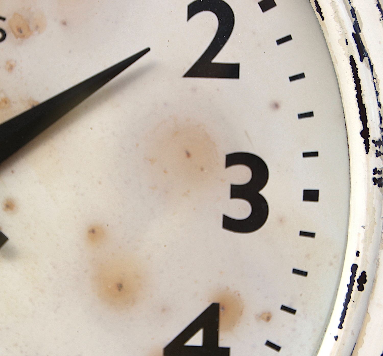 215.0 1950s British Bakelite Vintage School / Commercial Wall Clock. Fully Guaranteed photo