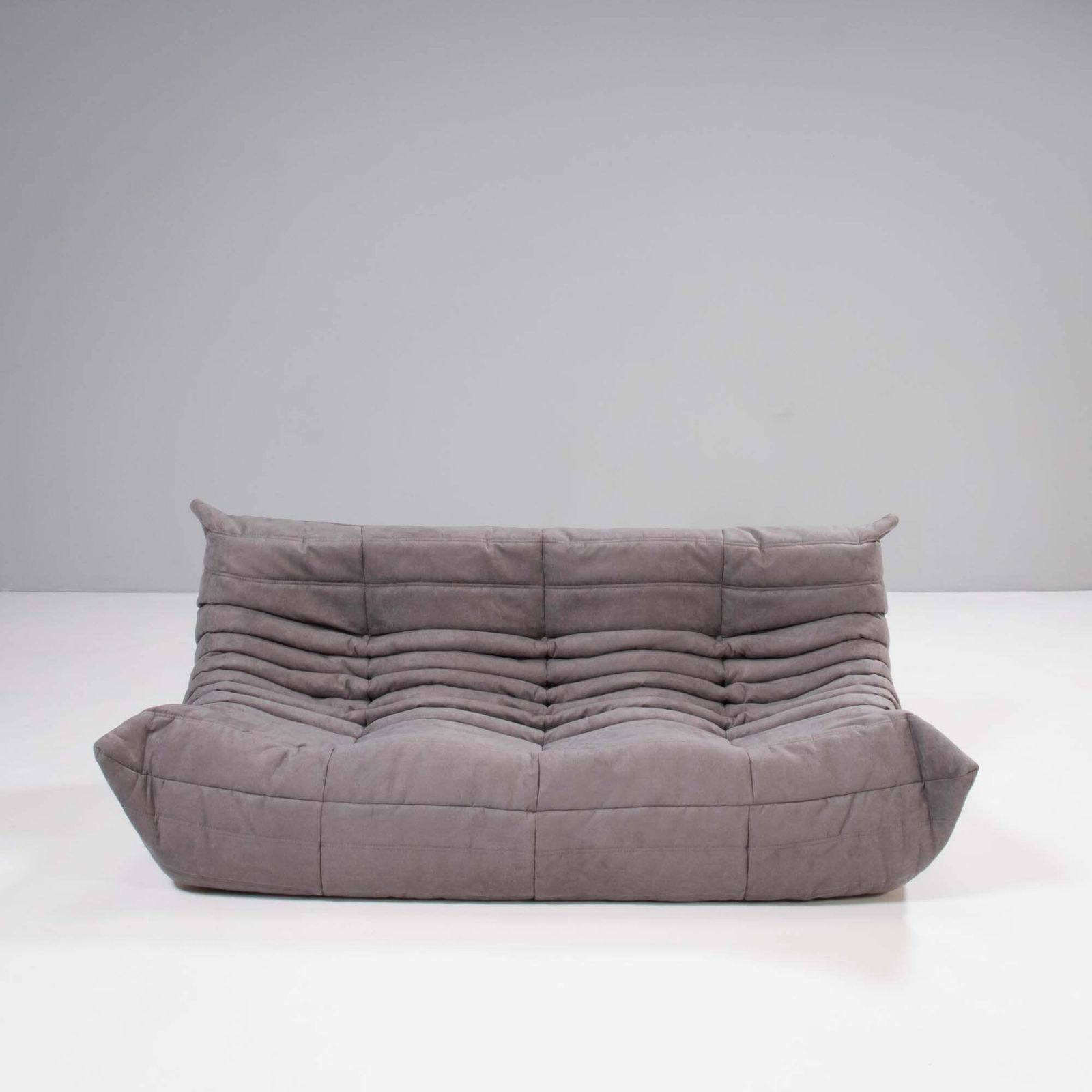 Ligne Roset By Michel Ducaroy Togo Grey Modular Sofa And Footstool, Set Of Three photo buy