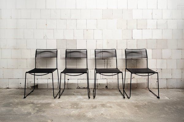 Spaghetti Chairs Van Giandomenico Belotti Voor Alias, 1979, Set Van 4