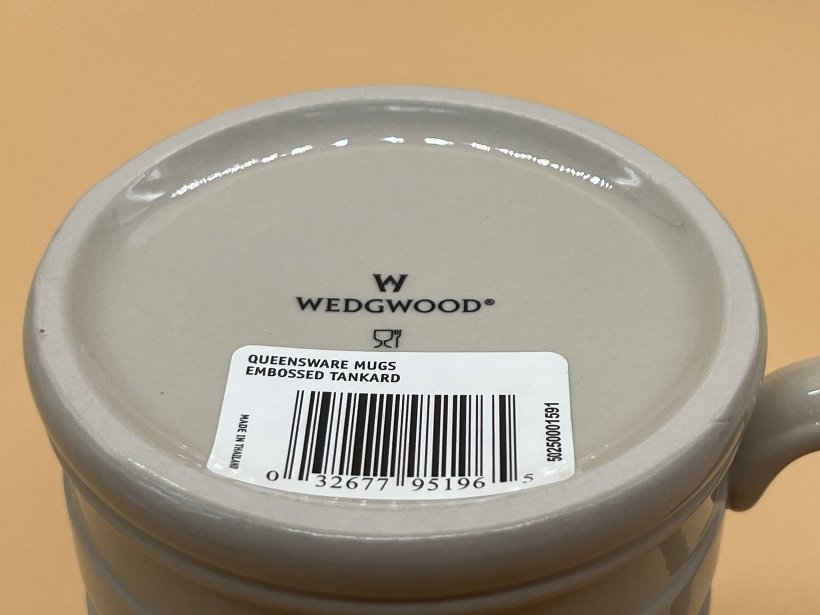 New Wedgwood Pottery Queen's Ware Collection Embossed Tankard / Mug In Original Box. photo buy