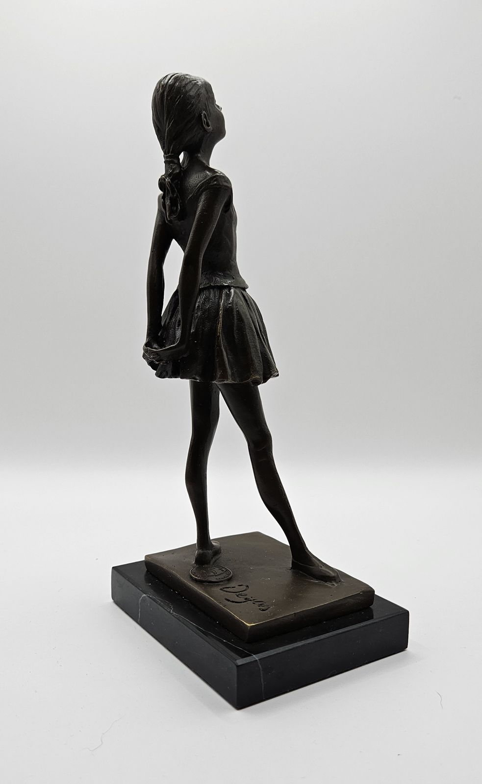 After Edgar Degas   Bronze Figure Of A Young Female Dancer photo for sale