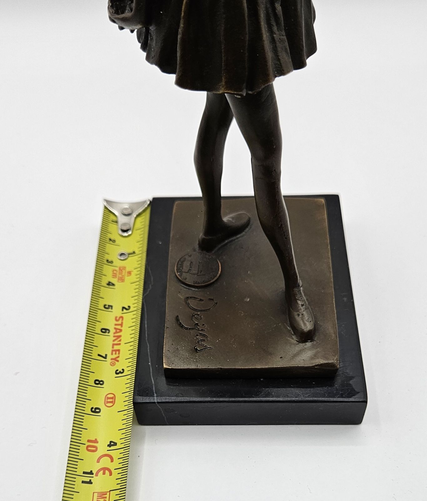 350.0 After Edgar Degas   Bronze Figure Of A Young Female Dancer photo