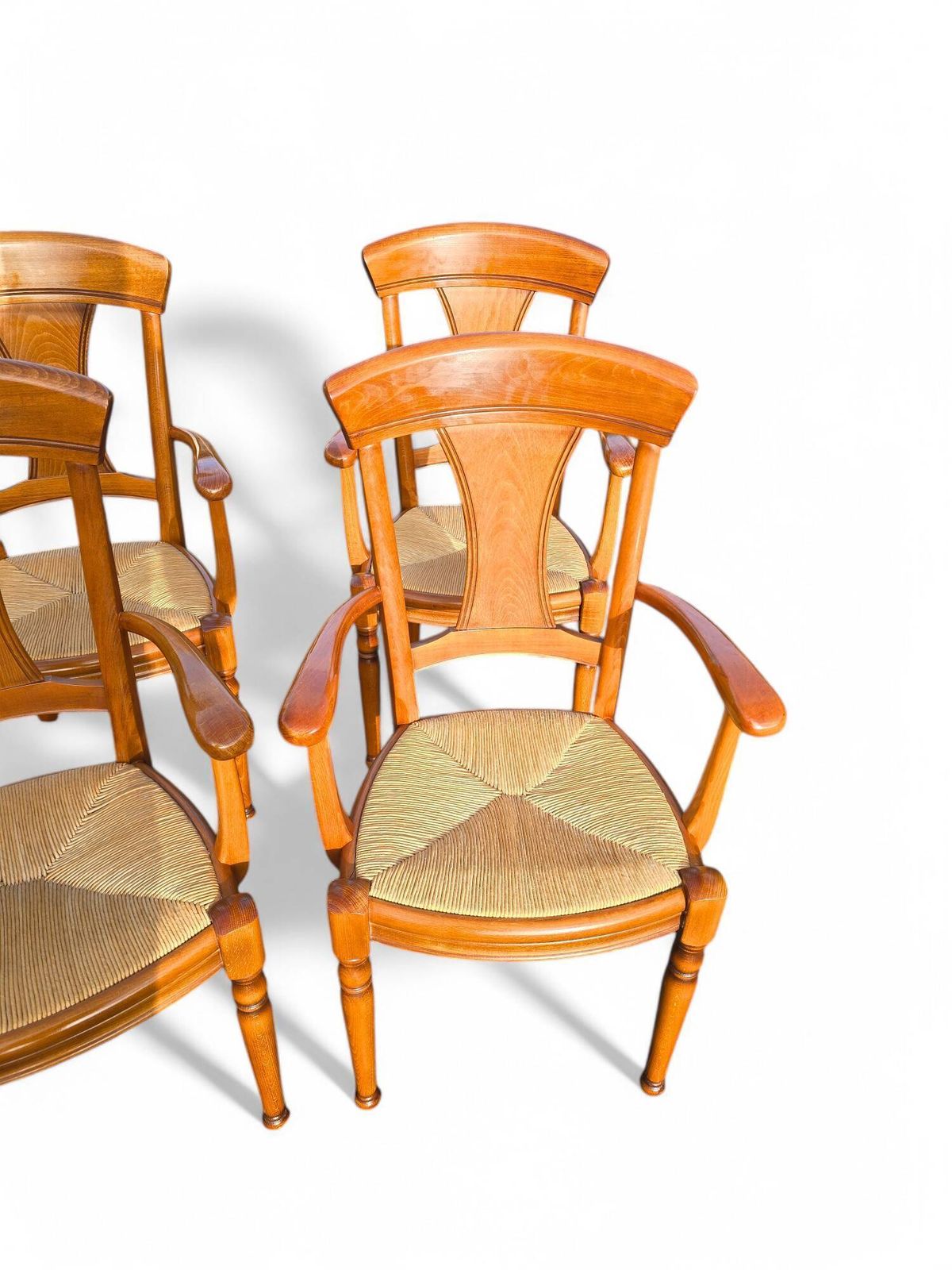 Set Of 4 Chairs   Provencal Style Armchairs photo furniture