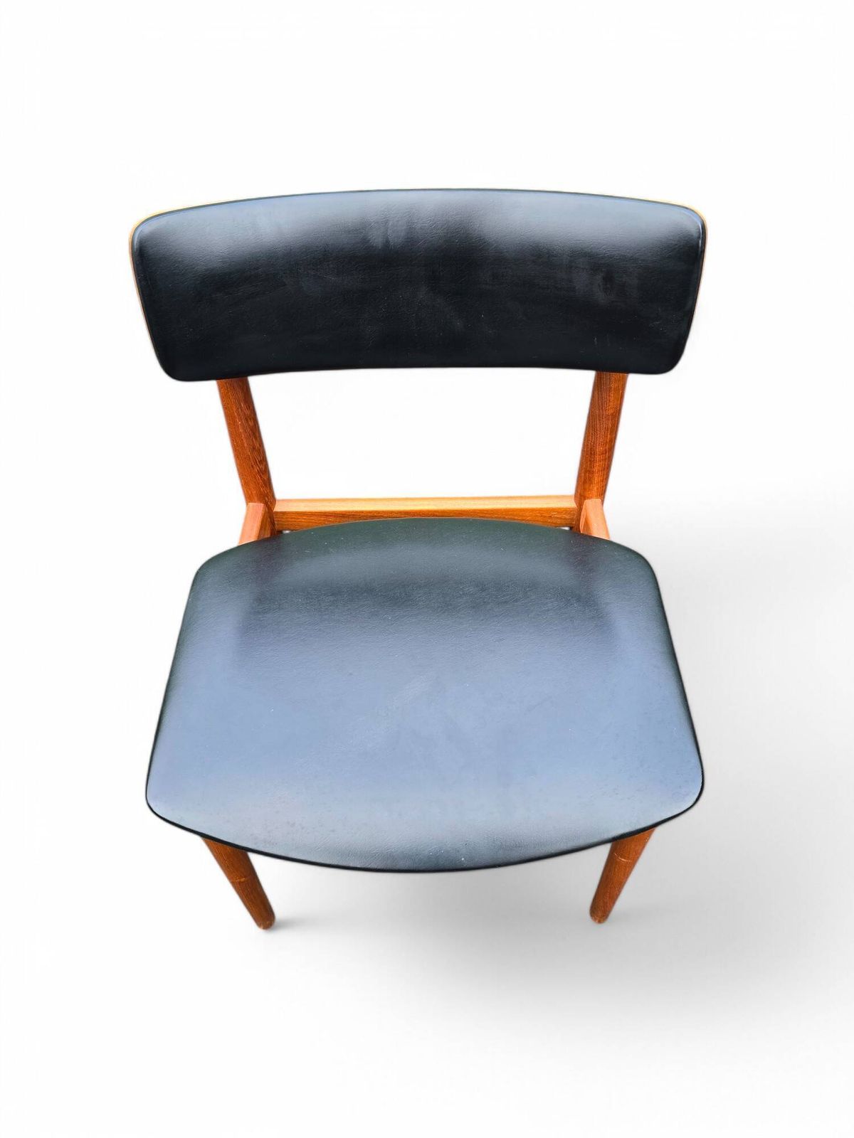 Scandinavian Sax Chair In Teak 60's photo for sale
