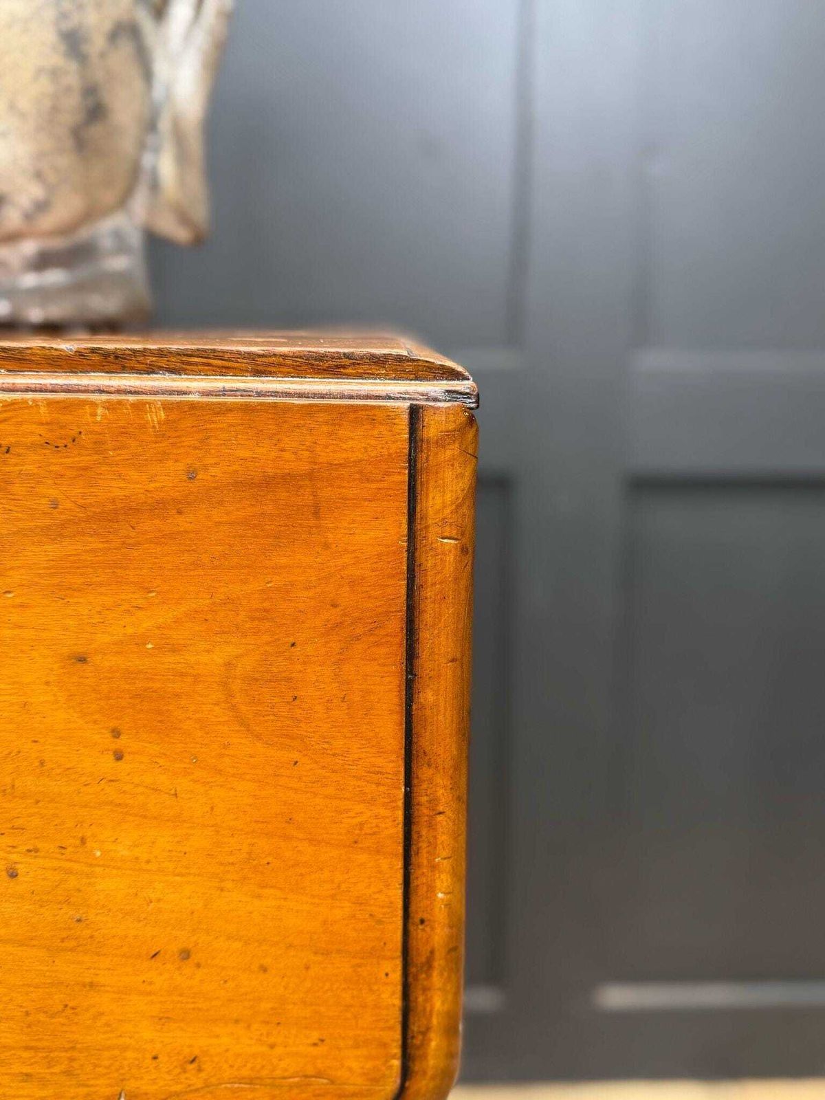 Antique Extending Mahogany Pembroke Table / Drop Leaf Sideboard With Drawer photo 345.0