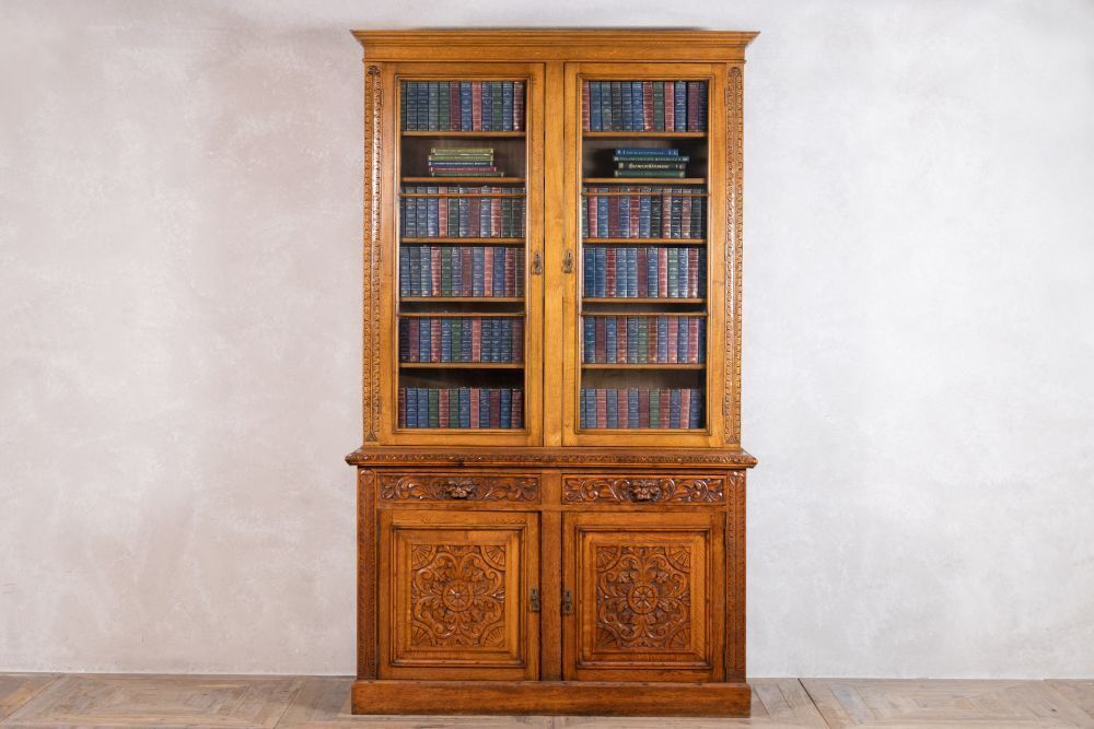 Late Victorian Vintage Greenman Bookcase photo furniture