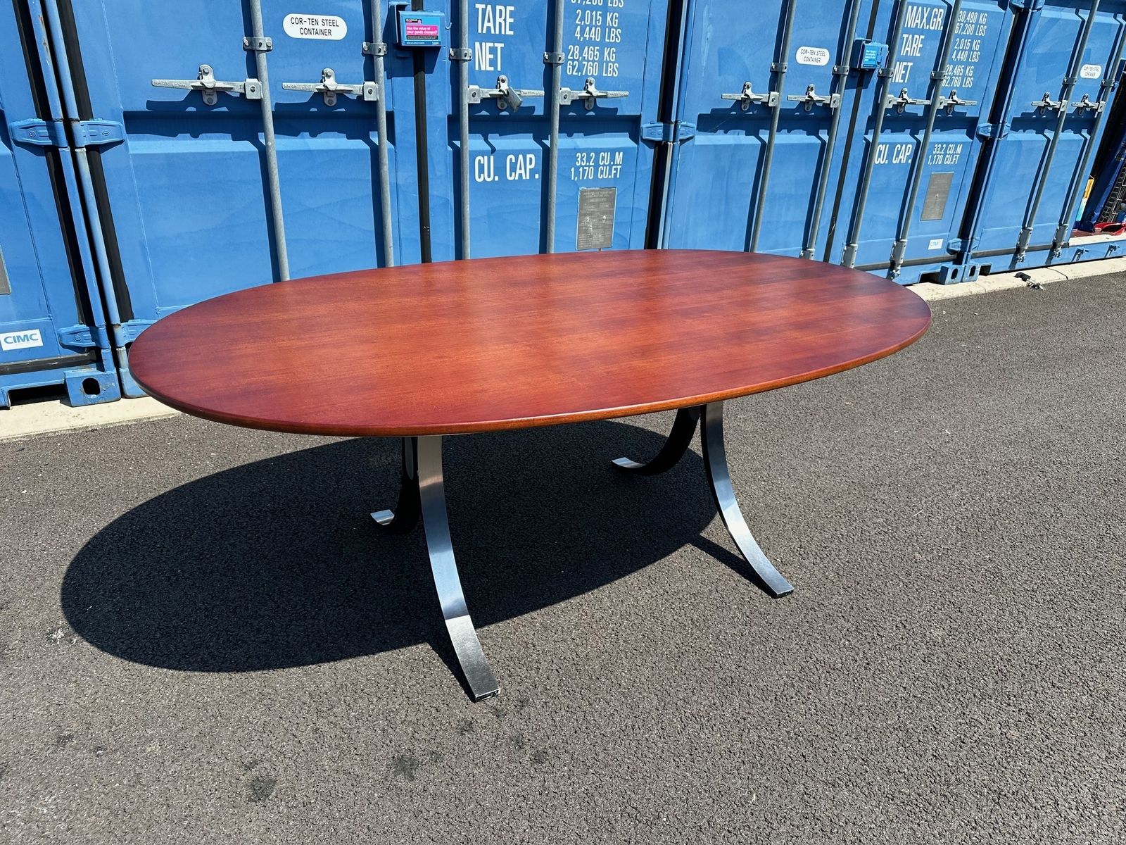 Tecno T102 Dining Table Osvaldo Borsani , Eugenio Gerli C1964 Mid Century photo furniture