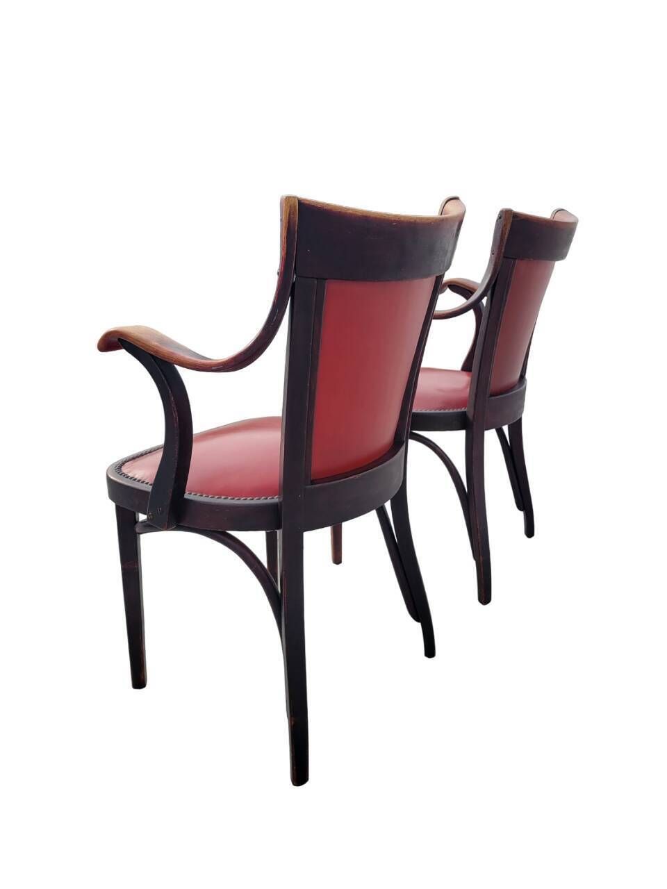 Set Of Two Original Thonet Armchairs By Adolf Loos photo Furniture