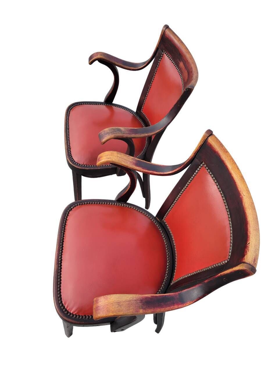 Set Of Two Original Thonet Armchairs By Adolf Loos photo vinterior