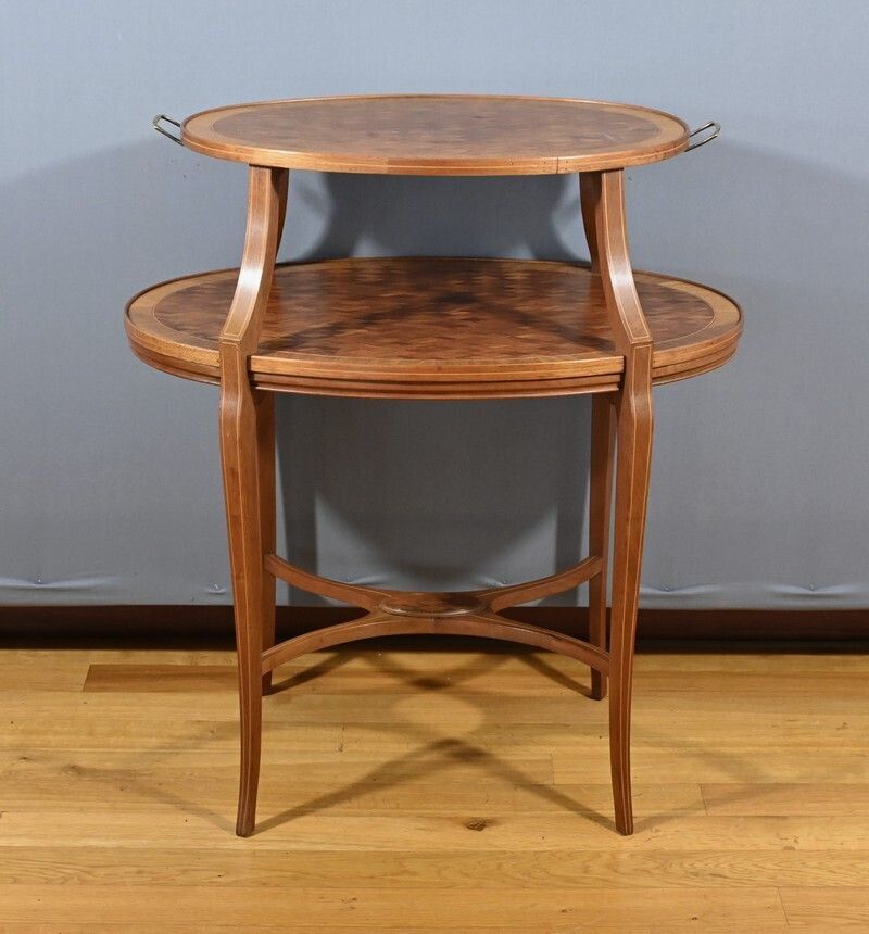 Mahogany Tea Table – Late 19th Century photo furniture