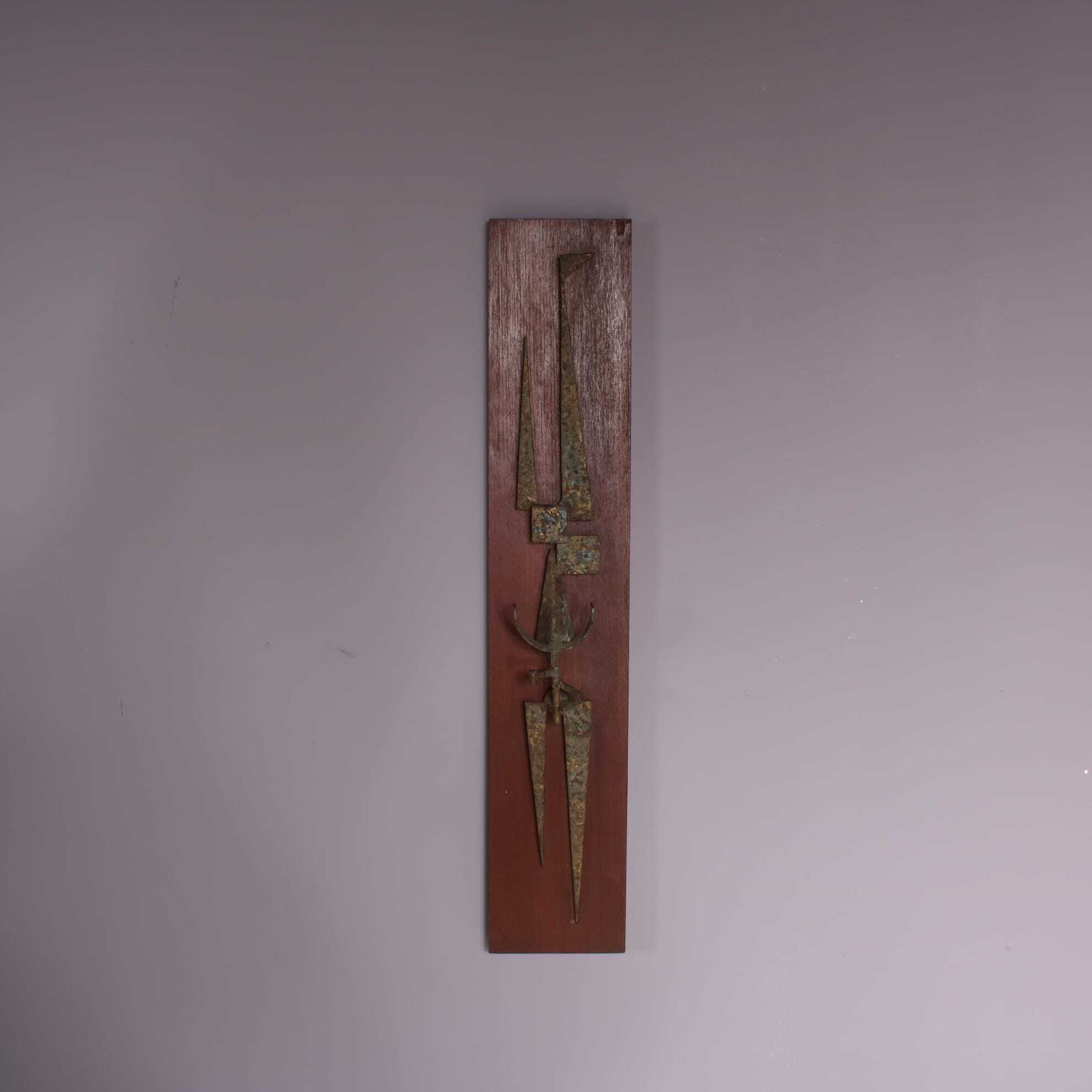 1960s Walter De Buck Brutalist Wall Sculpture From Belgium