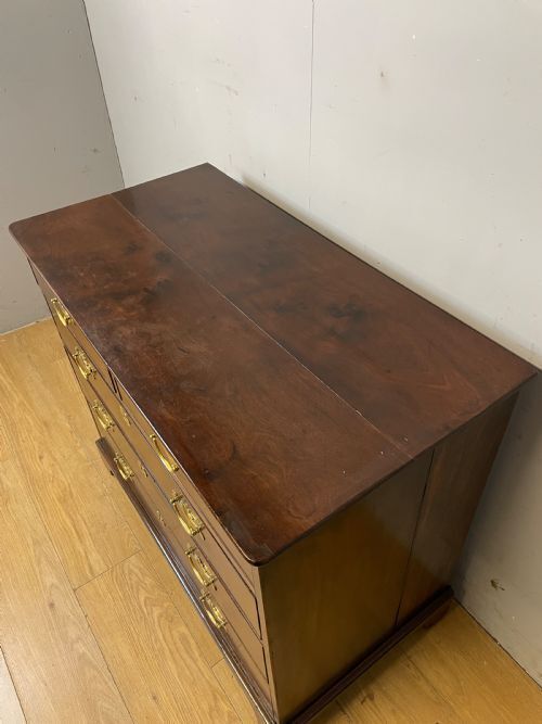 Georgian Solid Mahogany Four Height Chest Of Drawers Circa 1790 photo for sale