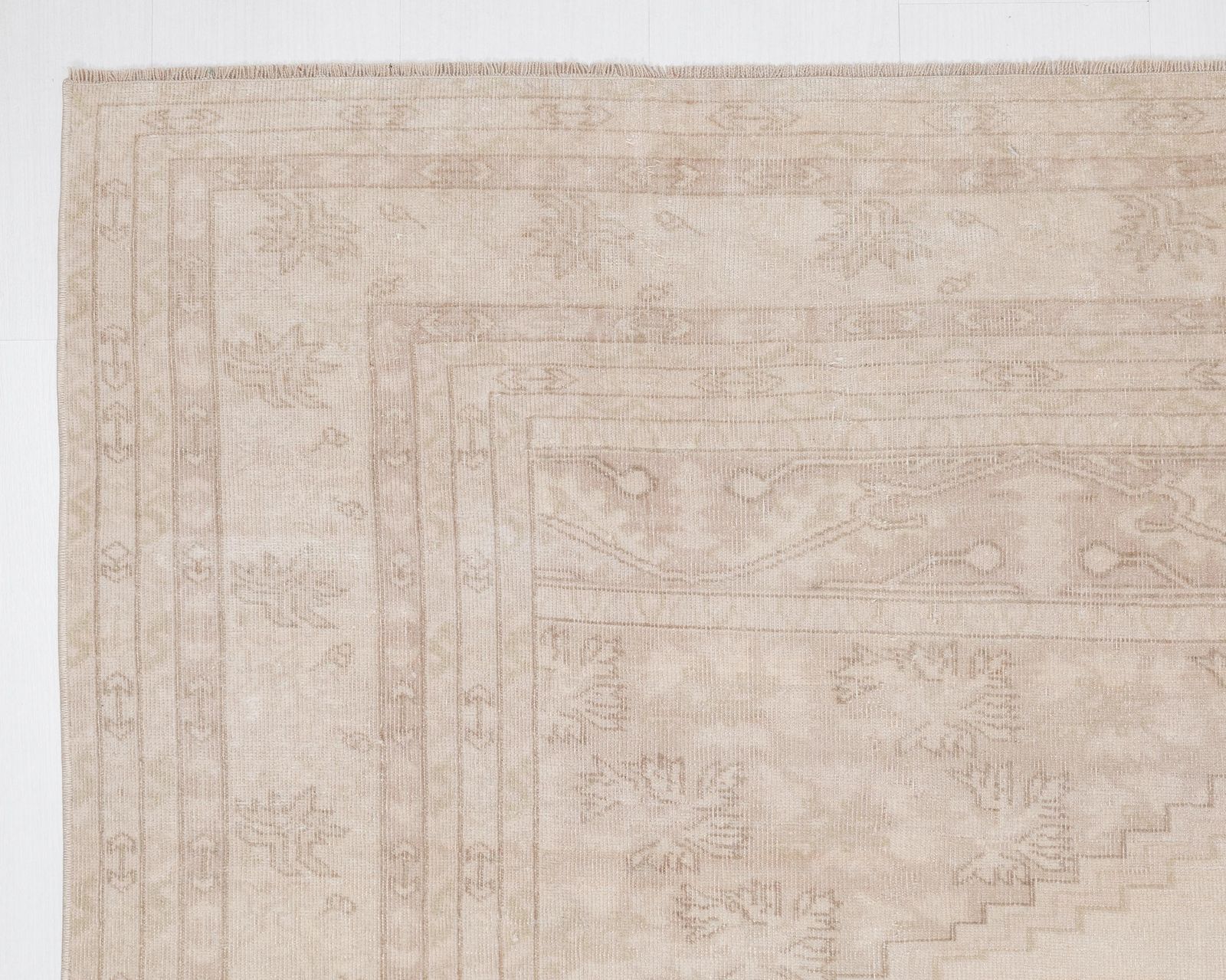 6.5 X 8.8 Feet Vintage Rug, Neutral Oushak Rug, Antique Rug, Turkish Rug,Large Rug, Living Room Rug, Handmade Rug, Area Rug,Faded Rug, A4866 photo buy