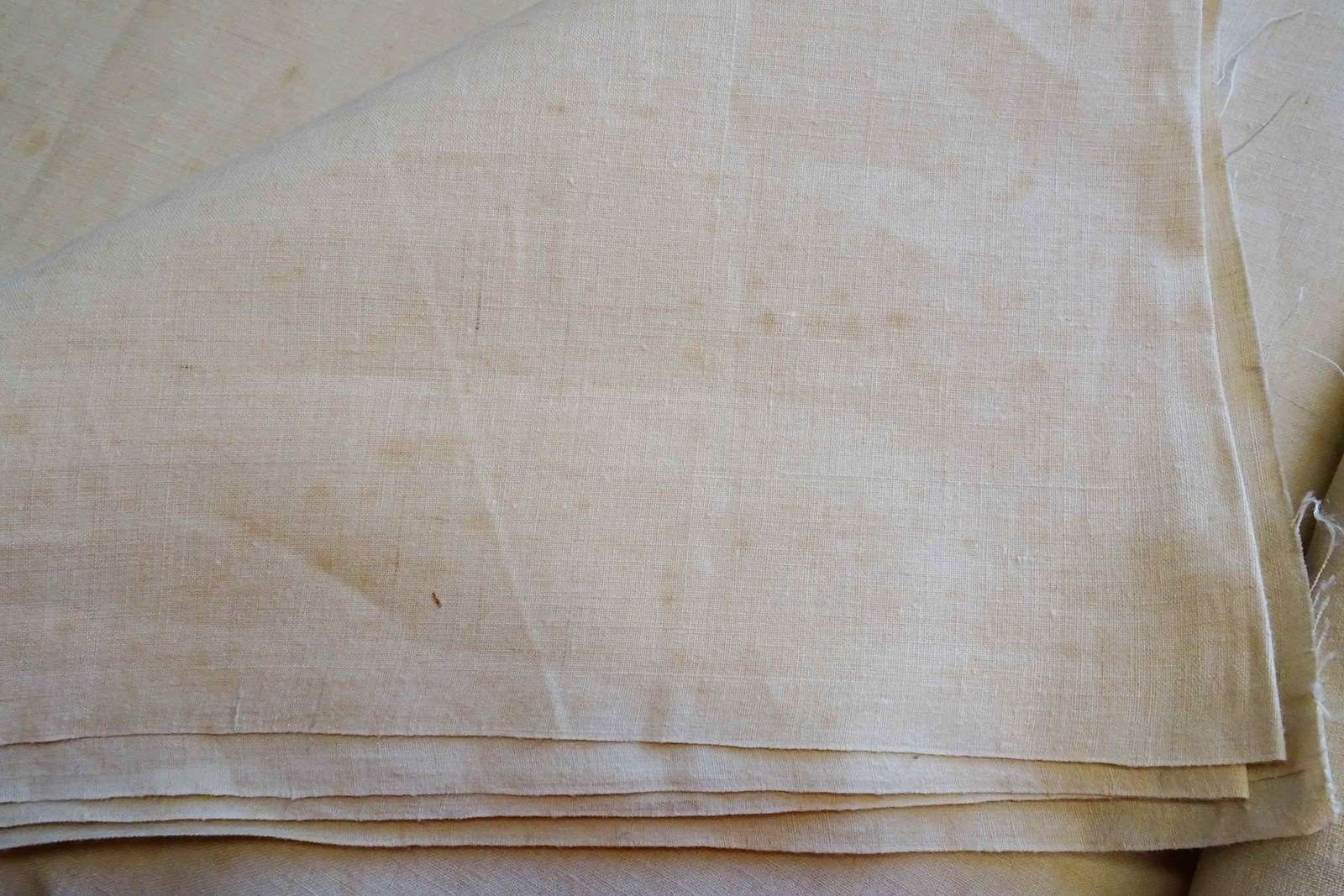 Huge Length Of French Linen Fabric; Curtains Etc photo furniture