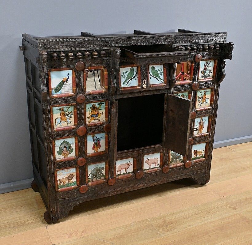 Manjoosh Exotic Wood Commercial Furniture, India – Early 20th Century photo for sale