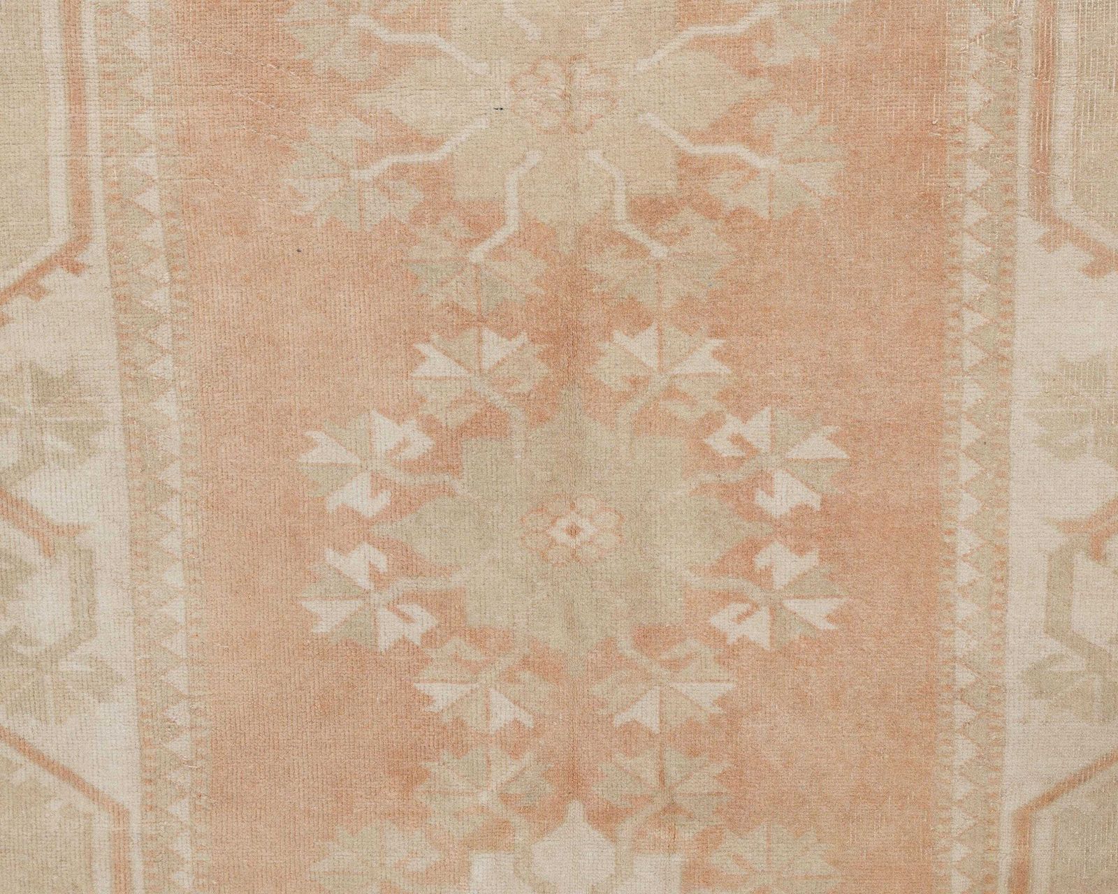 10 X 7 Oushak Rug, Unique Turkish Rug, Antique Rug, Vintage Rug, Large Rug, Living Room Rug, Handmade Rug, Area Rug, Faded Orange Rug, A4850 photo Textiles