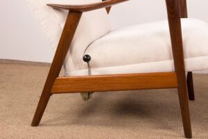 photo furniture Grand fauteuil scandinave par Folke Ohlsson pour Westnofa, 1960