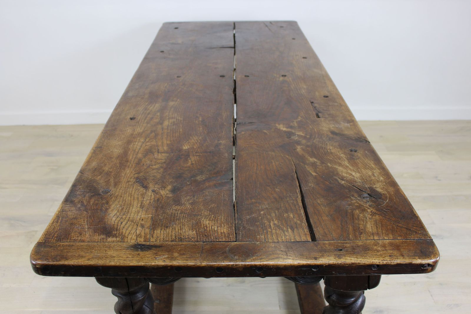 Antique Carved Oak Refectory Table 17th Century And Later photo Furniture