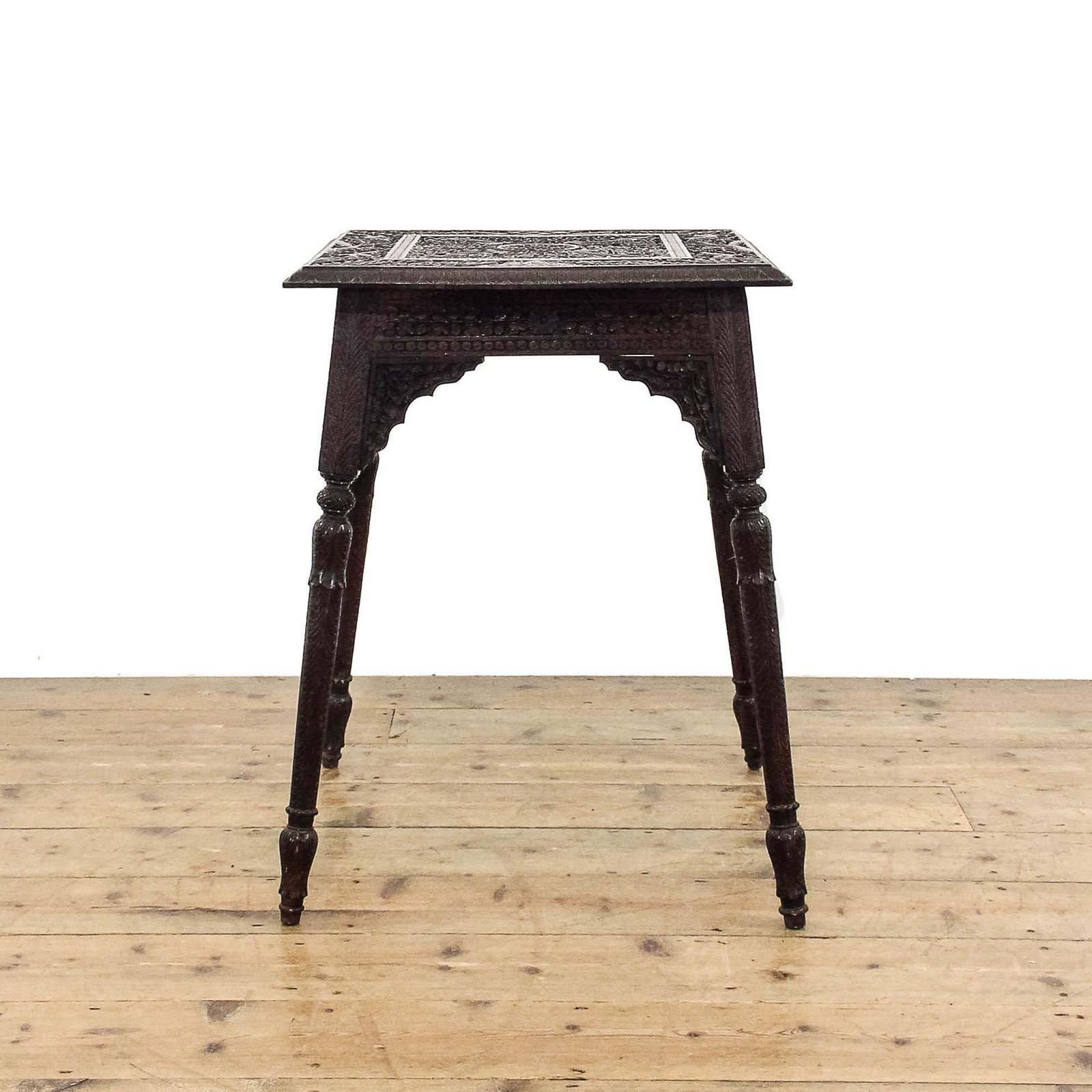 Antique Anglo Indian Carved Side Table | Antique Side Table | Antique Carved Tables | Console Table photo for sale