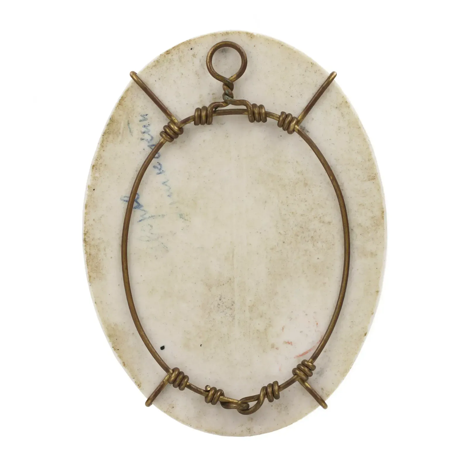 Porcelain Medallion With A Portrait Of A.V. Suvorov. Russia. 19th Century photo furniture