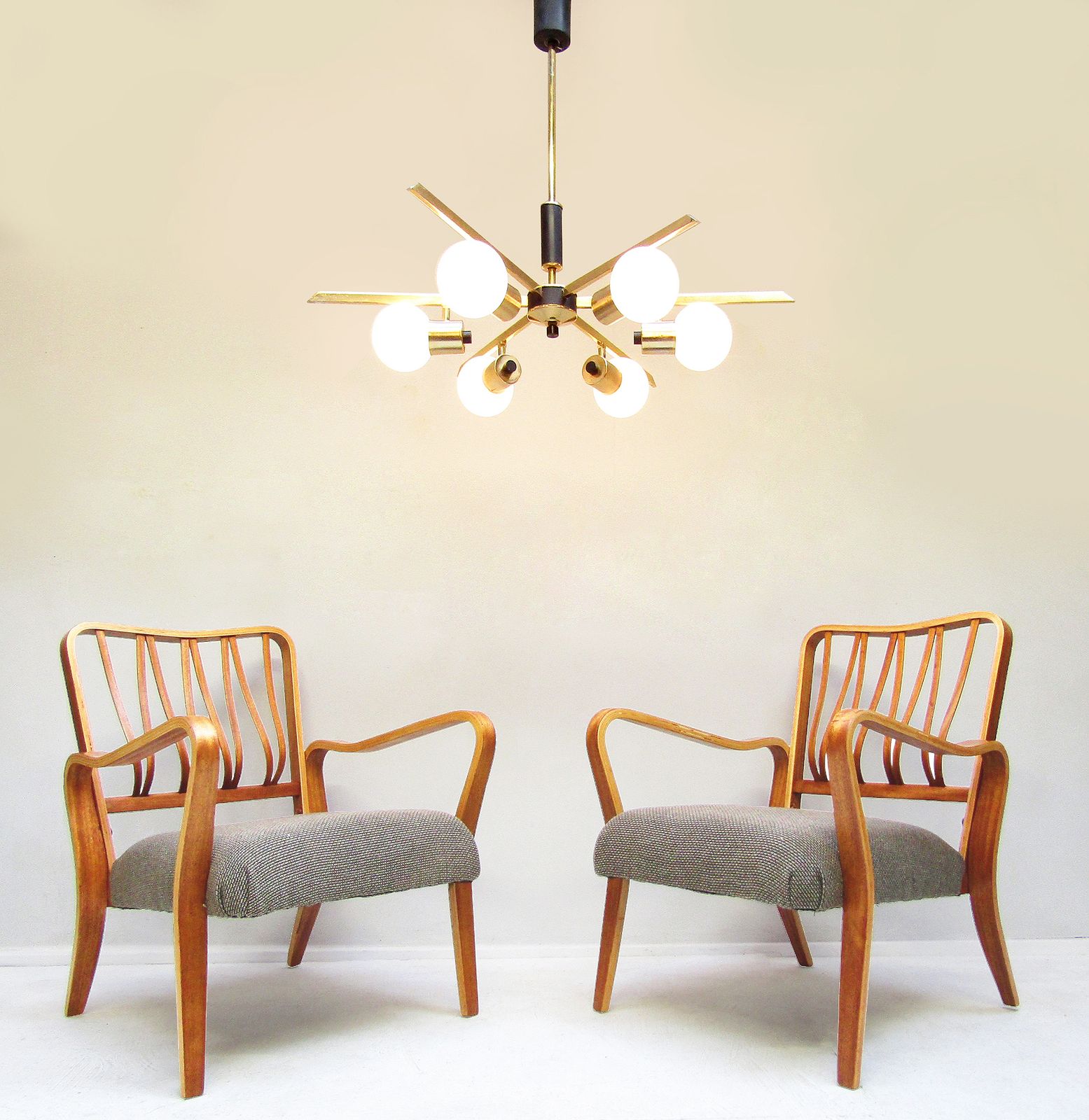 Two 1950s British "Linden" Lounge Chairs In Teak By G A Jenkins photo for sale