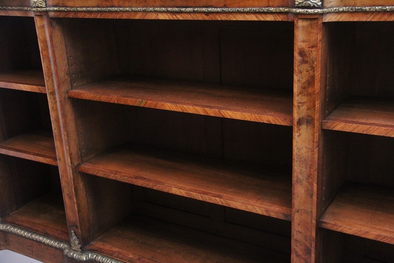 19th Century Walnut And Ormolu Open Bookcase By Johnstone And Jeanes photo 8800.0
